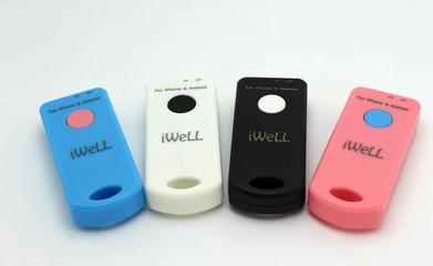 艾薇儿iWell手机蓝牙快门美版50米遥控自拍器苹果三星小米